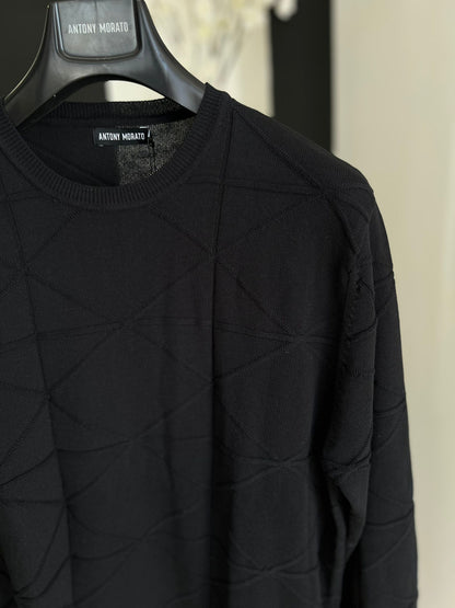 Camisola Preto Texturada Antony Morato