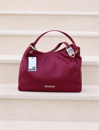 Mala Love Moschino Bordô