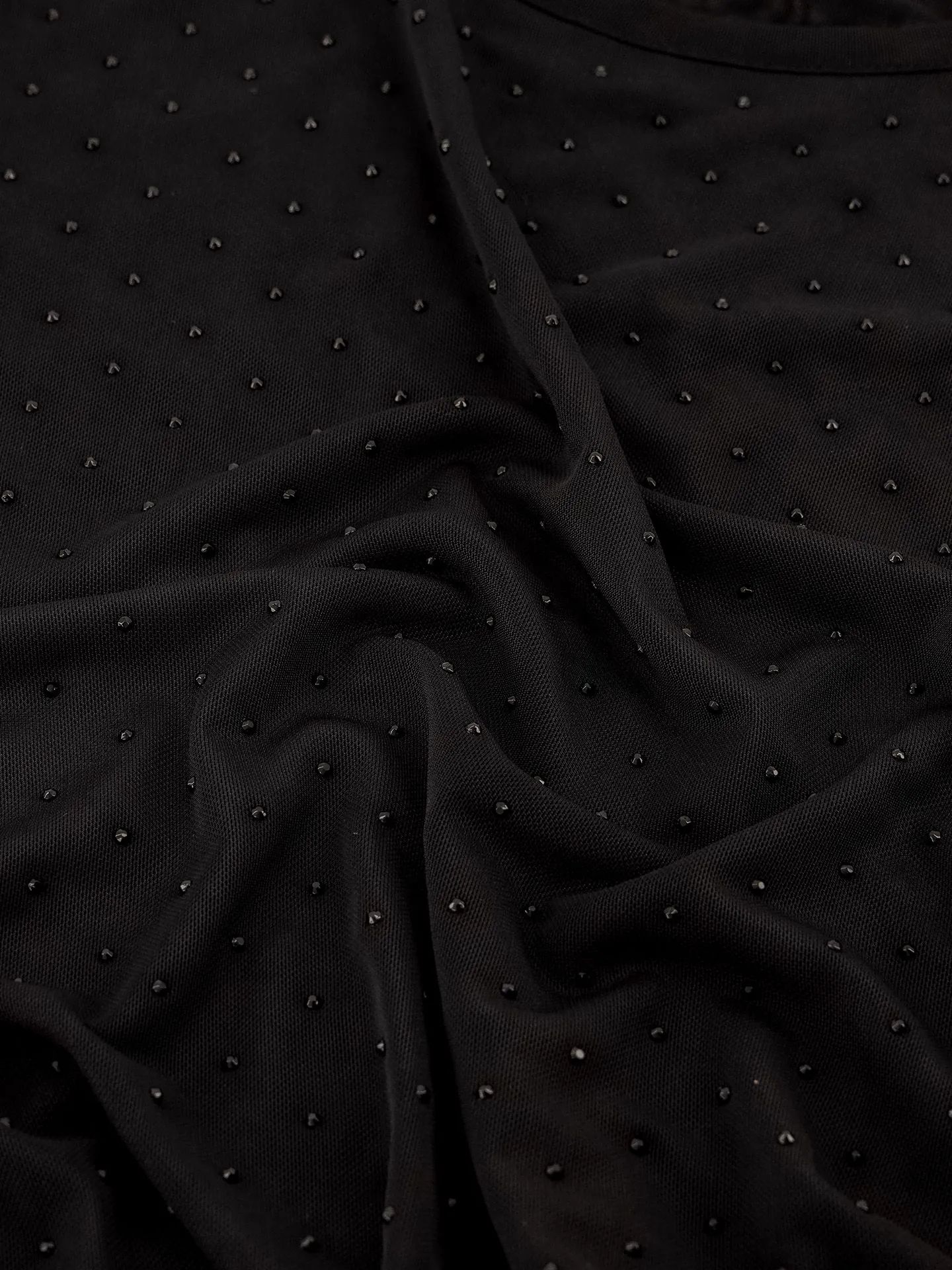 Camisola de malha com tachas