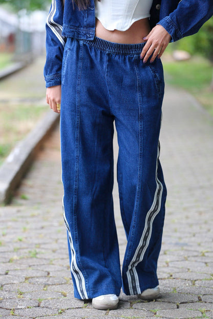 Conjunto de ganga com calça e casaco