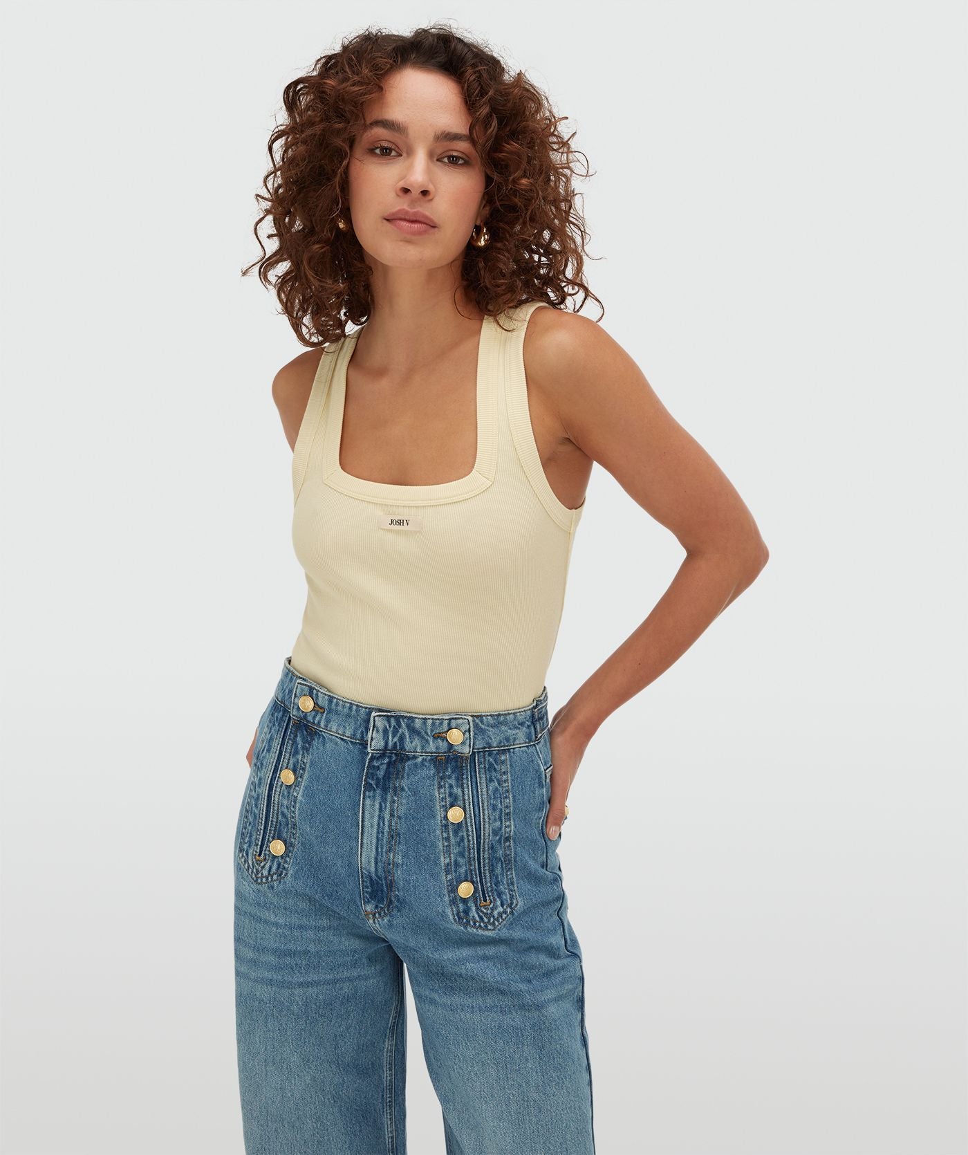 Top DIEDA slim fit com logo