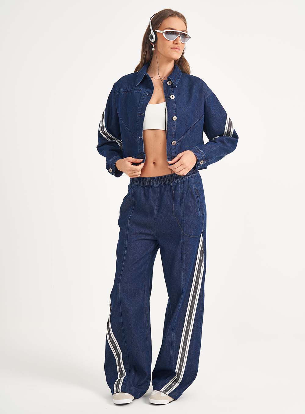 Conjunto de ganga com calça e casaco