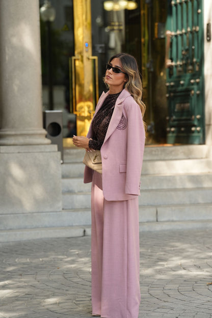 Blazer em Alfaiataria com emblema SH