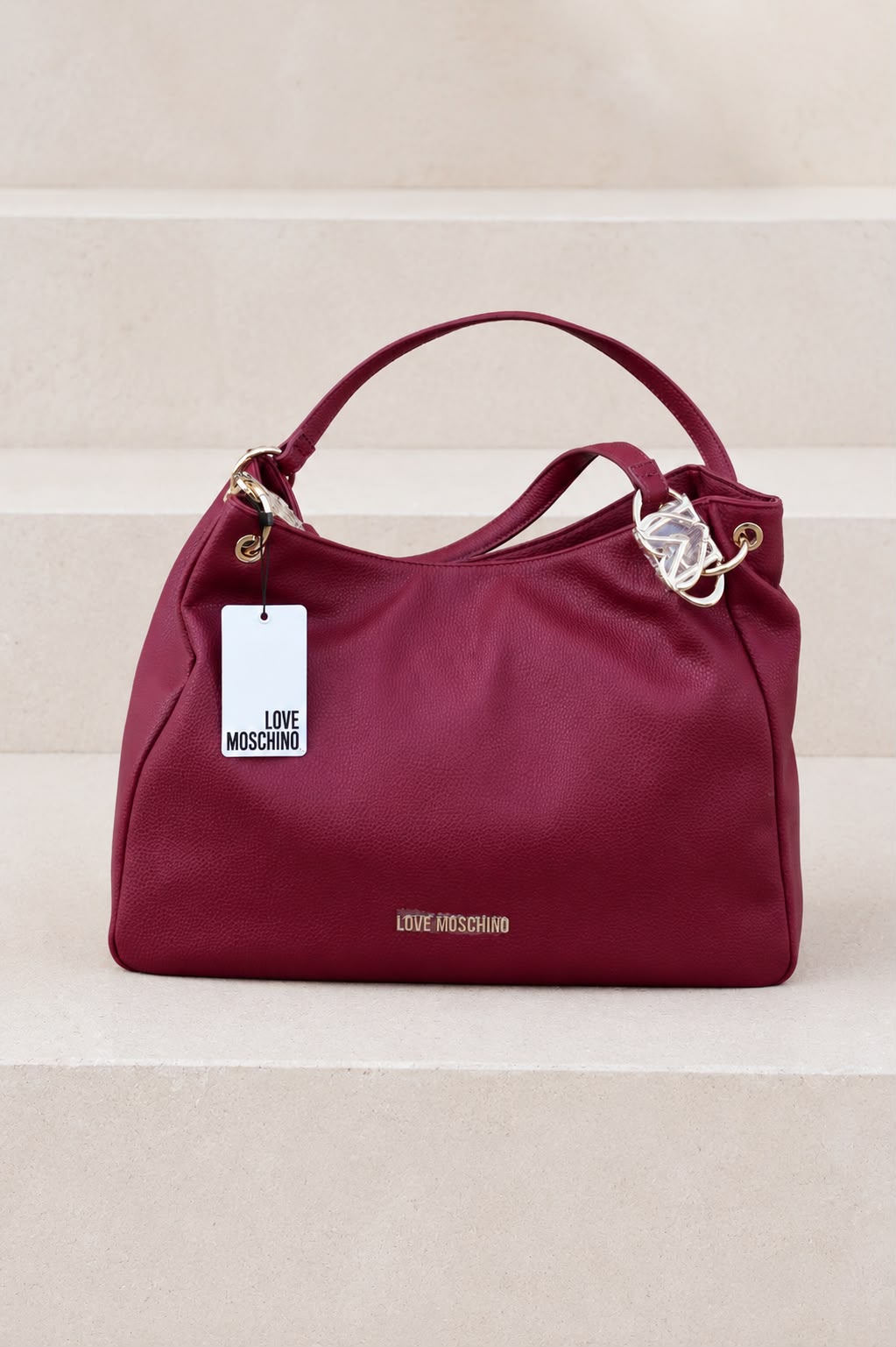 Mala Love Moschino Bordô