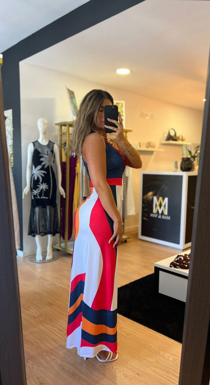 Vestido Midi Assimétrico