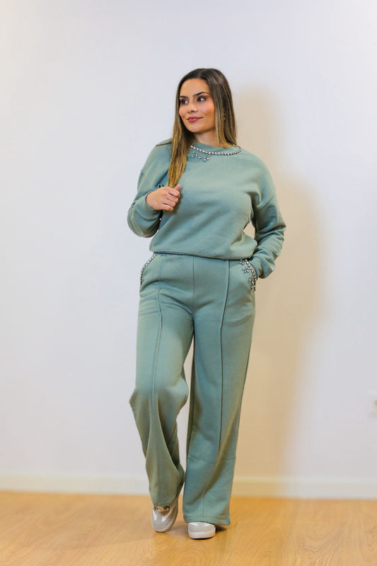 Fato de treino Premium com Aplicações