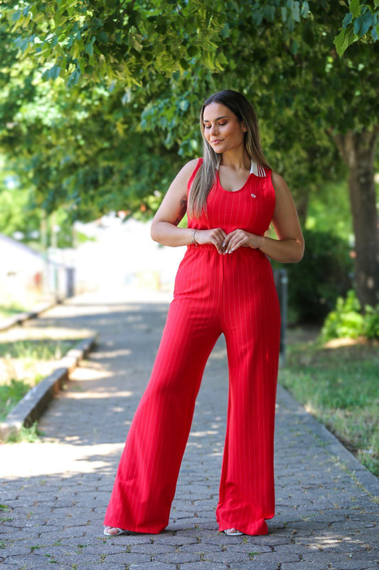 Conjunto Colcci Vermelho Risca