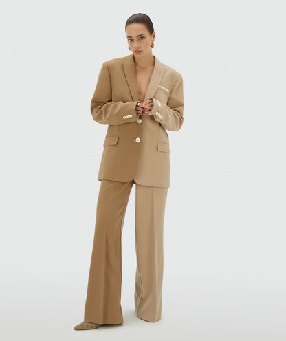 Blazer oversized bicolor