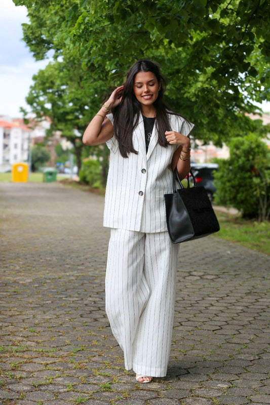 Conjunto Risca de Giz Off White