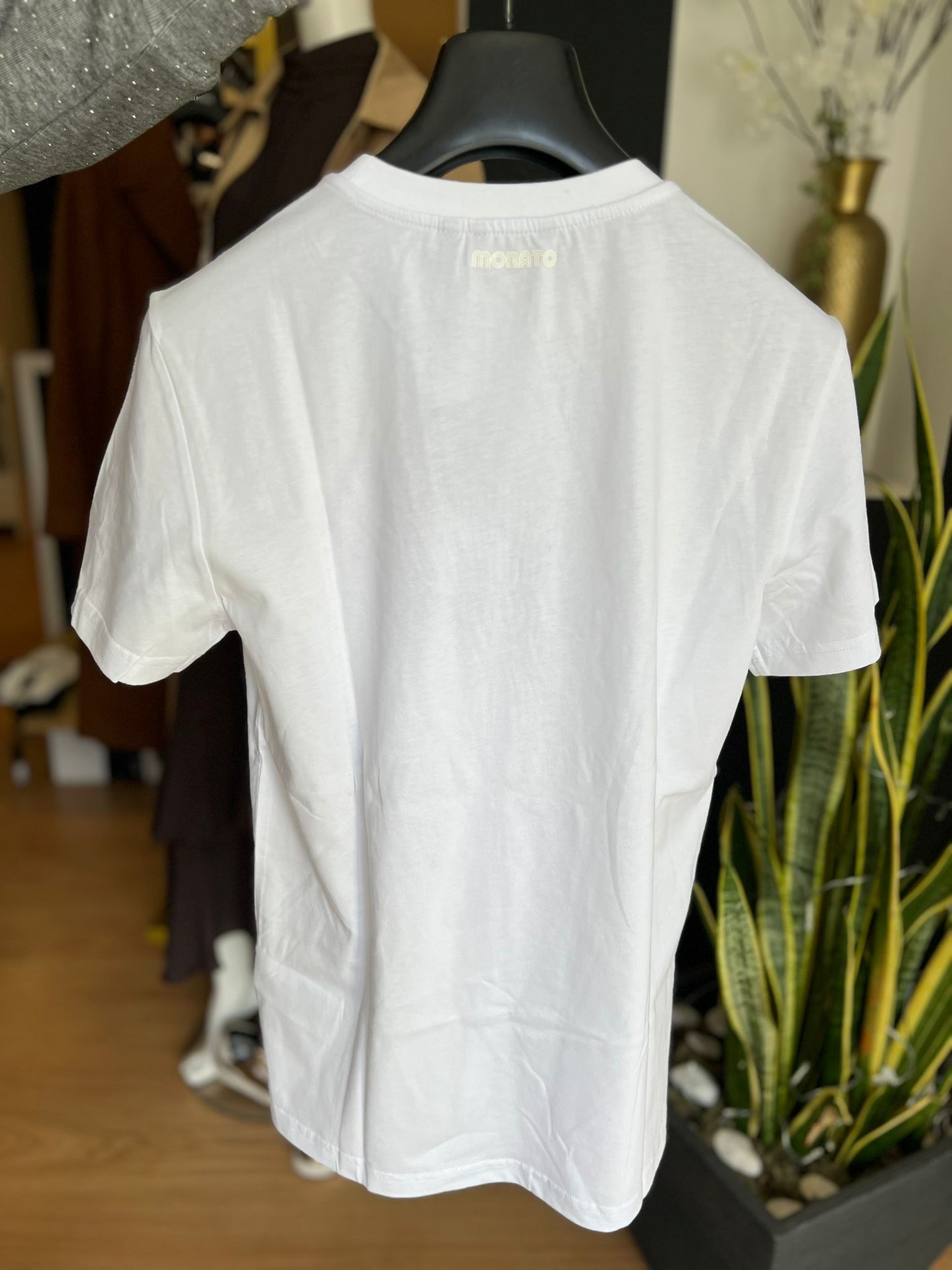 T-Shirt Antony Morato – Slim Fit (Branco) com Estampa de Tigre