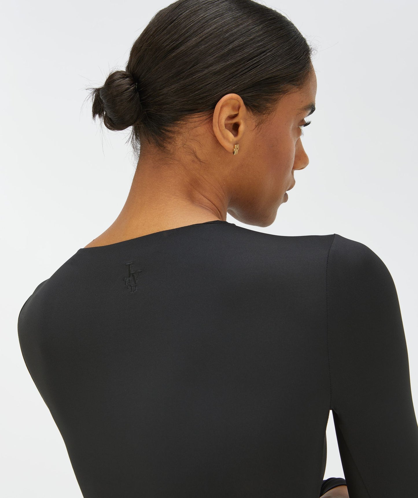 Body JV super ajustado preto