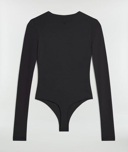 Body JV super ajustado preto