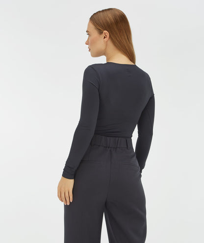 Body JV super ajustado azul