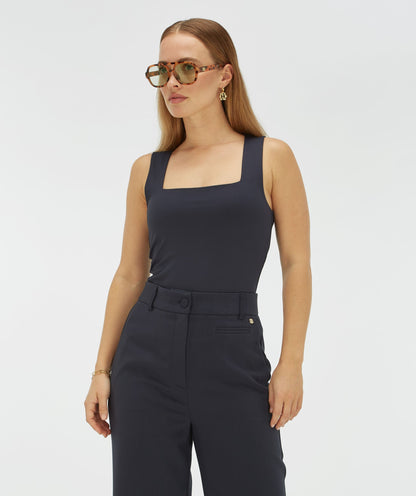 Blusa JV slim fit azul