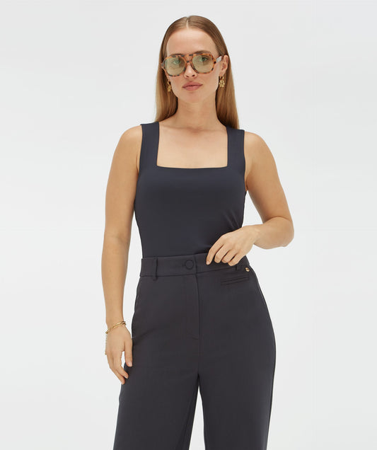 Blusa JV slim fit azul