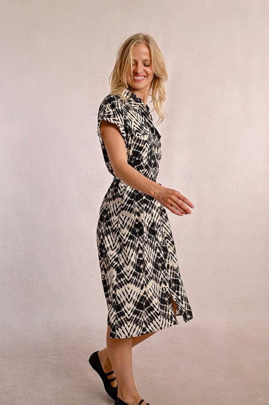 Vestido longo com cinto