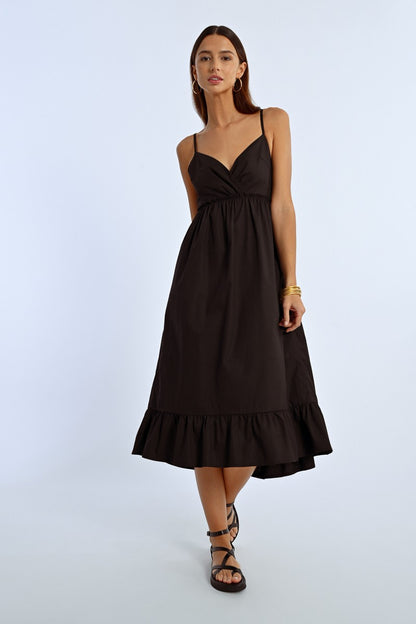 Vestido Longo com Laço