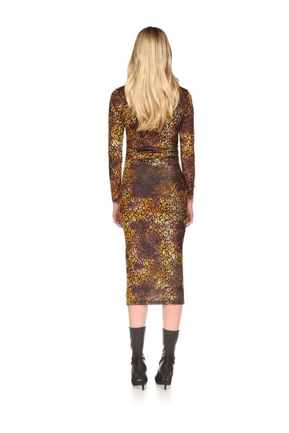 Vestido tubo animal print