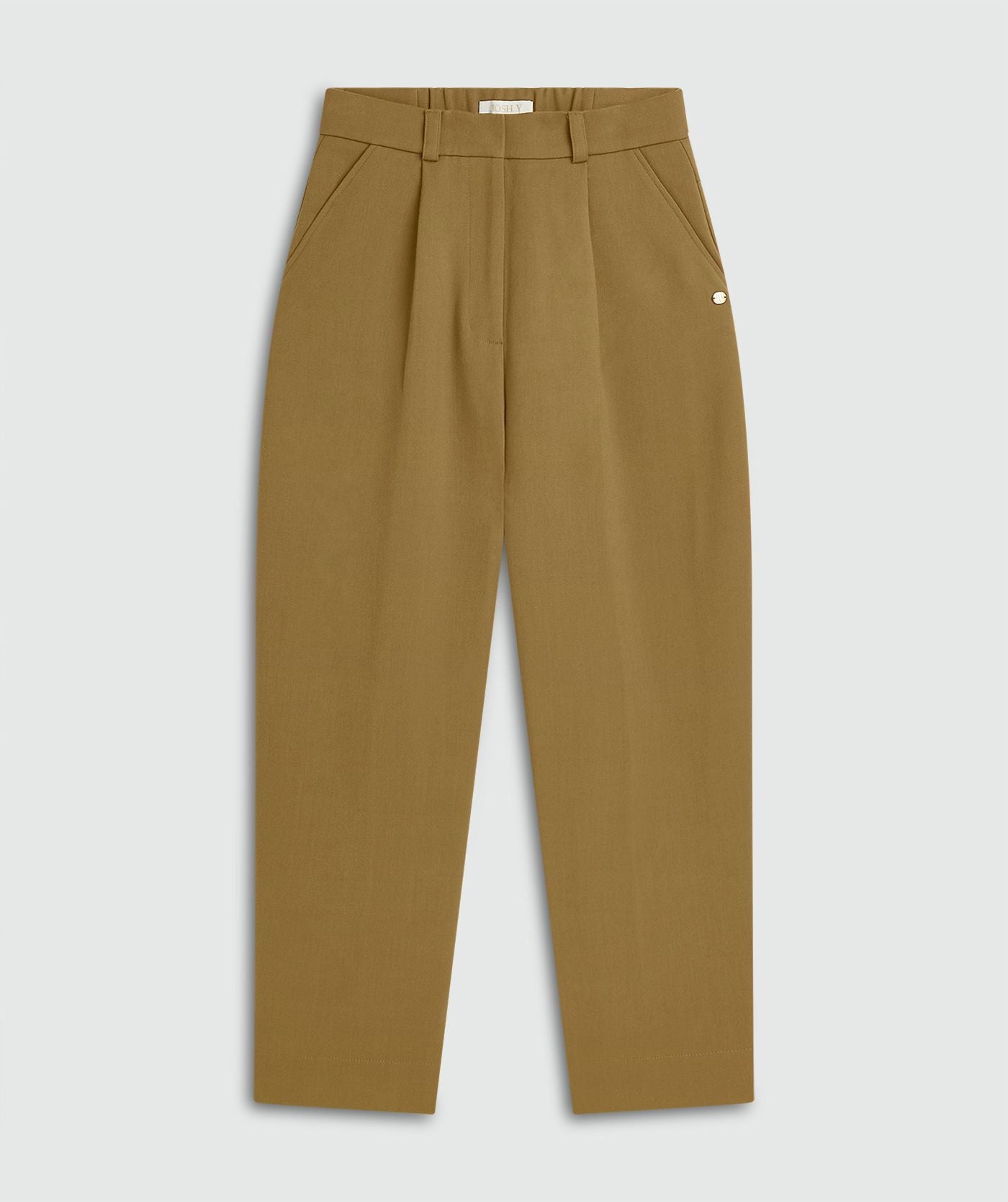 Calça oversized com modelagem balão