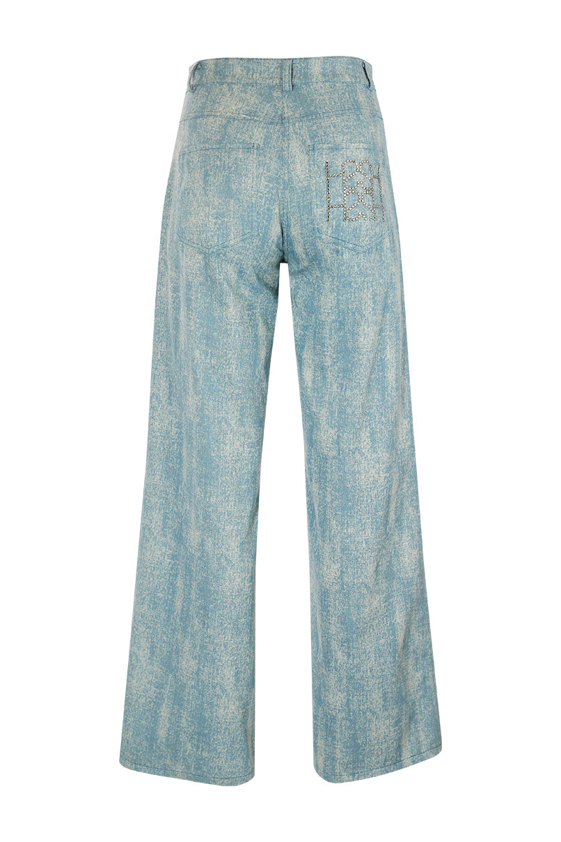 Calças jeans de cintura média