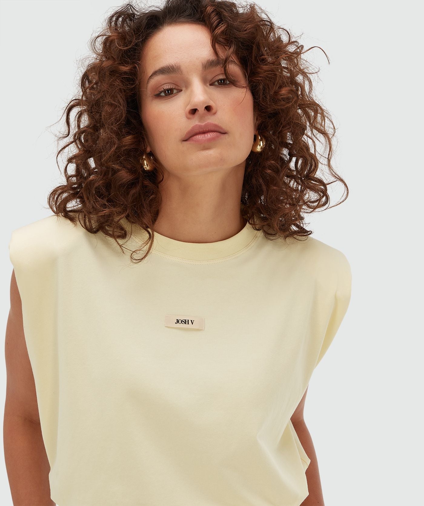Top de corte regular com logo