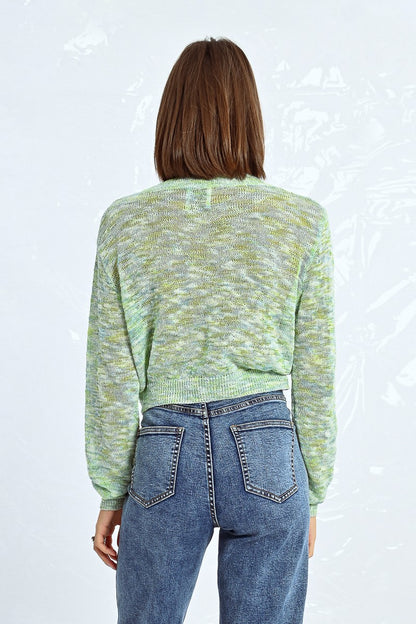 Cardigan texturizado